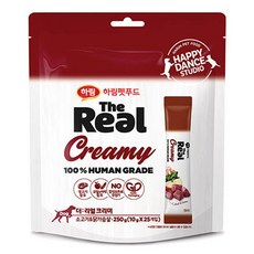 하림더리얼 강아지 크리미 소고기 앤 닭가슴살 파우치 10g x 25p, 소고기 + 닭고기 혼합맛, 250g, 1개 소고기 + 닭고기 혼합맛, 1개