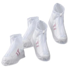 中筒雨鞋套 Set, PVC材質, 加厚防滑防水耐磨, M/L/XL/2XL/3XL尺寸, 白色