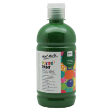 Mont Marte 蒙瑪特 海報廣告顏料，500ml，樹汁綠色, 1色