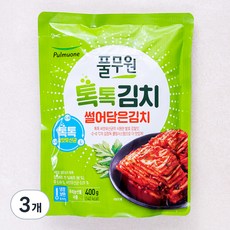 풀무원 풀무원 톡톡 썰은김치, 400g, 3개