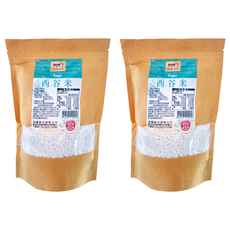 茂喜食品 泰國西谷米 400公克 真空包裝, 400g, 2包