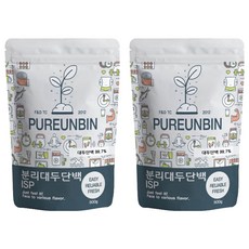 Pureunbin 大豆分離蛋白粉, 2個, 500g