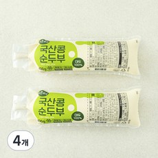 맑은물에 참 좋은 국산콩 100% 순두부, 400g, 4개 400g, 4개