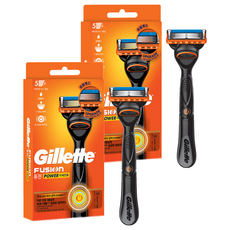 Gillette 吉列 2024 Fusion Power手柄+刮鬍刀片組, 2組