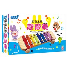 忍者兔 彩色木琴敲敲樂，Baby's Music Education，音樂有助腦力開發，適合4歲半-5歲兒童, 9122-48, 1個