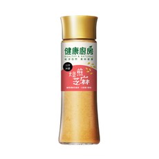 健康廚房 焙煎芝麻拌醬，完整芝麻顆粒深度炒焙，釀造醋添加，不添加防腐劑, 200ml, 1瓶