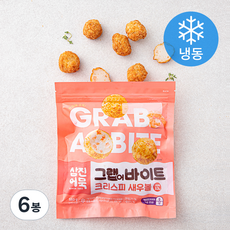 삼진어묵 그랩 어 바이트 크리스피 새우볼 (냉동), 180g, 6봉