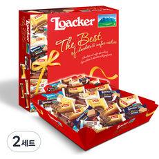 로아커 더 베스트 초콜릿 & 웨이퍼쿠키 과자 세트 600g, 12종, 2세트