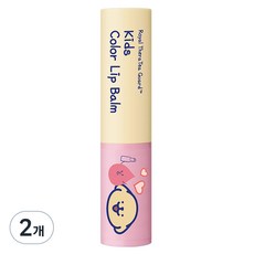 GOONGBE 宫中秘策 兒童彩色潤唇膏 3.3g, 2個, 3.3克