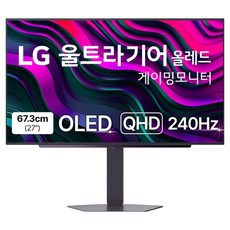 LG전자 QHD 울트라기어 올레드 게이밍 모니터, 67.3cm, 27GX704A