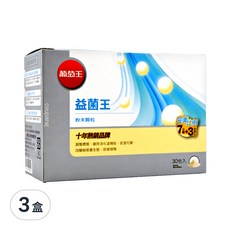 葡萄王 益菌王 粉末顆粒, 2g, 30包, 3盒