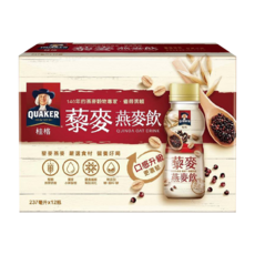 桂格 藜麥燕麥飲, 237ml, 12瓶