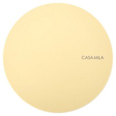CASA MiLA 粉彩電磁爐圓形墊, 黃色, 1個
