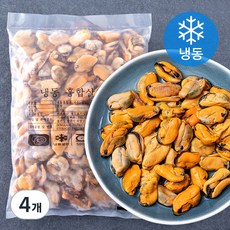 알찬해 자숙 홍합살 (냉동), 500g, 4개