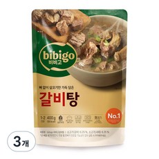 비비고 갈비탕, 400g, 3개