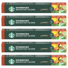 스타벅스 by 네스프레소 브렉퍼스트 블렌드 캡슐커피, 5.6g, 10개입, 5개 5.6g, 10개입, 5개
