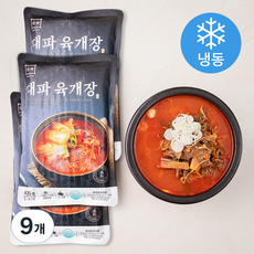 담뿍 대파 육개장 (냉동), 600g, 9개