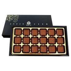 리카 초코스노우 수제초콜렛 선물세트 162g, 수제초콜렛 18p, 1세트