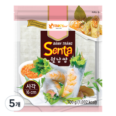 타이키 월남쌈 사각 16cm, 300g, 5개