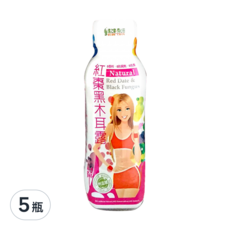 潤之泉潤心田 紅棗黑木耳露, 無添加人工香料, 320ml, 5瓶