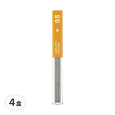 KOKUYO 國譽 六角自動鉛筆芯 0.5mm B 40入 日本製, 4盒