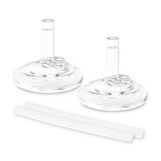 메똔느 빨대컵 리필용 빨대세트 300ml 전용, 투명, 1세트