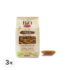 그라노로 통밀 펜네 리가테, 500g, 3개