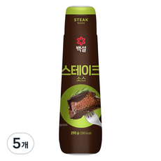 백설 스테이크 소스, 255g, 5개