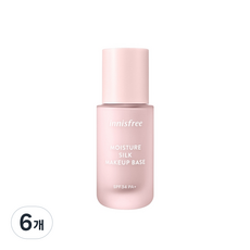 이니스프리 모이스처 실크 베이스 30ml, 3호 피치, 6개