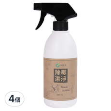 歐美淨 植萃酵素除霉潔淨清潔劑, 4個, 500ml