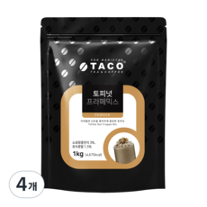 타코 토피넛 파우더, 1kg, 1개입, 4개