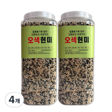 대한농산 통에담은 오색현미, 2kg, 4개