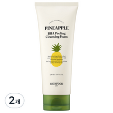 스킨푸드 파인애플 바하 필링 클렌징 폼, 150ml, 2개