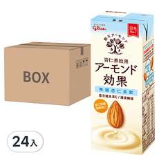 glico 格力高 杏仁果效果 無糖杏仁果飲, 24入, 196ml