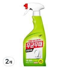 무균무때 곰팡이용 세정제, 900ml, 2개