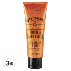 Scottish Fine Soaps 經典鬍後乳,75ml,3條