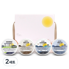 單心贈250g原糖+300g海藻鹽+290g海鹽+300g烤鹽禮盒, 2組