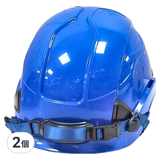 O.PO 歐堡牌 ABS防護頭盔 SN-630, 適合頭圍52-63cm, 重量448g, 快接扣下巴織帶, 20.5 x 27 x 18cm, 藍色, 2個
