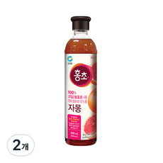 청정원 홍초 자몽, 900ml, 2개