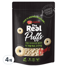 하림펫푸드더리얼 강아지 퍼프 쌀과자, 오리지널, 85g, 4개