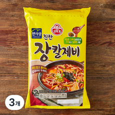 오뚜기 진한 장칼제비 2인분, 467g, 3개