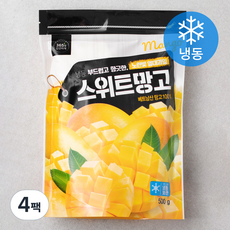 베트남산 냉동 스위트망고, 500g, 4개
