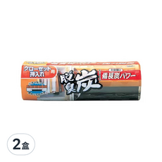 ST 雞仔牌 脫臭炭 衣櫃用, 搭配備長炭與活性炭的消臭劑，強力除臭, 300g, 2盒