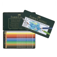 FABER-CASTELL 輝柏 藝術家級水性色鉛筆 筆芯3.8mm, 36色, 1盒