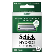 Schick舒適牌 水次元5辨型舒膚配方刀片 5枚刀片 替刃4入, 4片, 1盒
