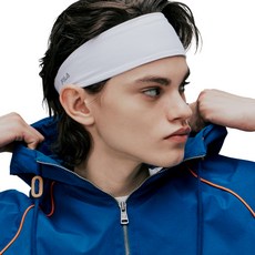 FILA 斐樂 運動髮帶, 白色, 1個