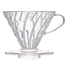 HARIO 好璃奧 V60 02樹脂濾杯, VDR-02-T 透明 122 x 125 x 110mm, 1個