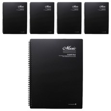 모닝글로리 음악파일 20p, 블랙, 5개