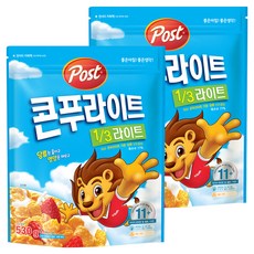 포스트 콘푸라이트 라이트 시리얼, 530g, 2개