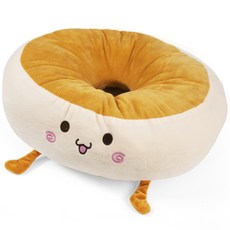 배곧홈데코 호떡 도넛방석 성인&유아방석, 메롱, 1개